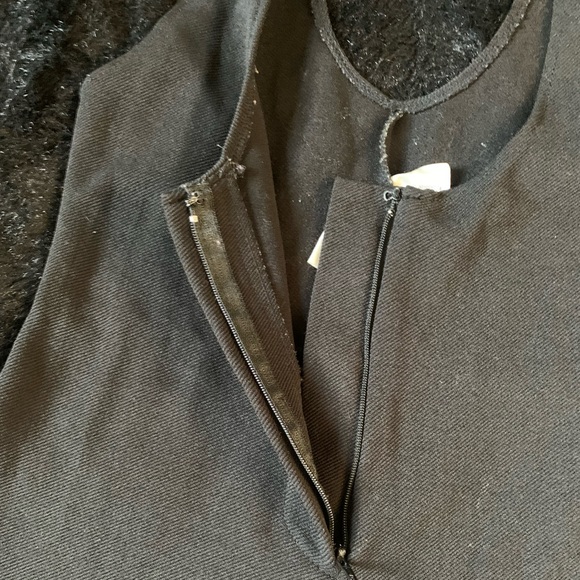 Vintage 90’s Moda Intl Black Jumpsuit Sz Small Pre-Owned 95% Nylon 5% Spandex - Picture 5 of 12